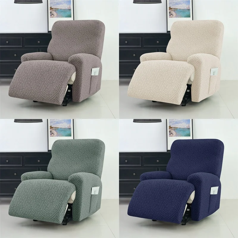 1Seater Solid Color Jacquard Recliner Sofa Cover Stretch Armchair Slipcovers Non-Slip Couch Slipcovers for Home Office Decor
1Seater Solid Color Jacquard Recliner Sofa Cover Stretch Armchair Slipcovers Non-Slip Couch Slipcovers for Home Office Decor