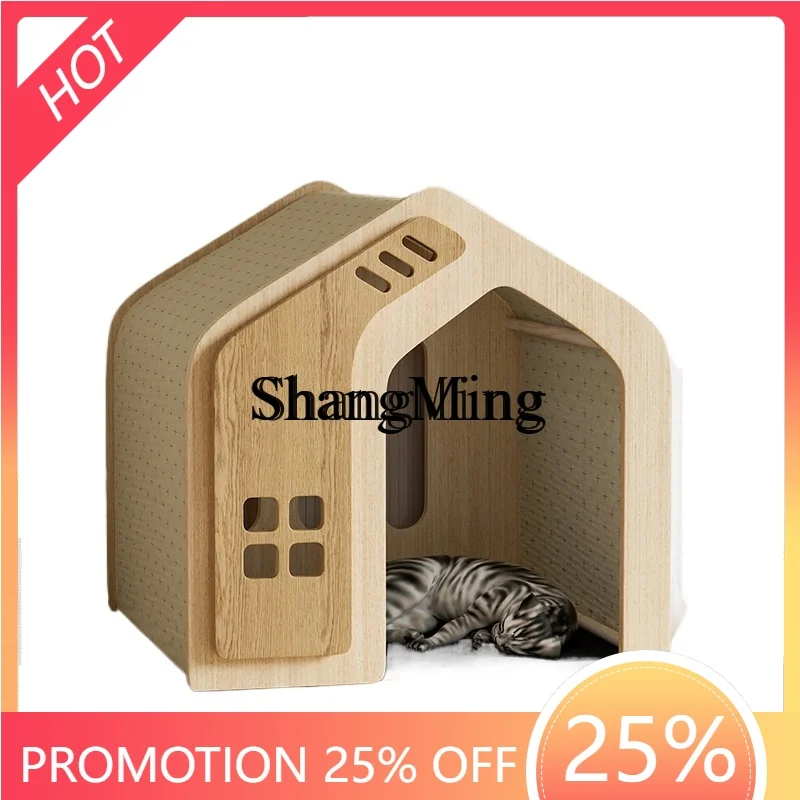 ZYY Solid Wood Pet Cat Kennel Seasons Universal Teddy Pomeranian Corgi Small and Medium Dog Kennel House Villa Cage Nest
ZYY Solid Wood Pet Cat Kennel Seasons Universal Teddy Pomeranian Corgi Small and Medium Dog Kennel House Villa Cage Nest