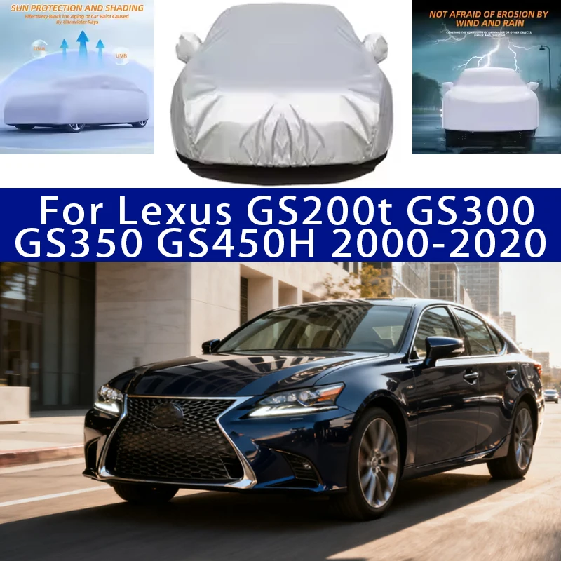 For Lexus GS200t GS300 GS350 GS450H Outdoor Protection Full Car Covers Snow Cover Sunshade Waterproof Dustproof Exterior
For Lexus GS200t GS300 GS350 GS450H Outdoor Protection Full Car Covers Snow Cover Sunshade Waterproof Dustproof Exterior
