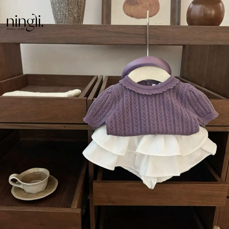 Absolutely Beautiful!Purple Ballet Baby Girl Hollow Lace Knitted Top Princess Cake Dress Set Trendy
Absolutely Beautiful!Purple Ballet Baby Girl Hollow Lace Knitted Top Princess Cake Dress Set Trendy