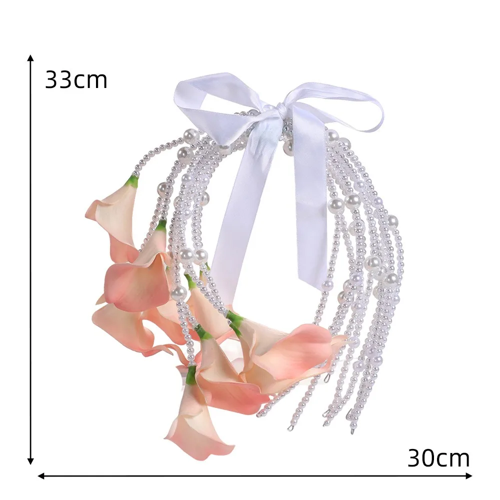 Pearl Chain Waterfall Style Bridal Bouquet Reusable Comfortable Handle Decorative Wedding Flowers Multifunctional Usage
Pearl Chain Waterfall Style Bridal Bouquet Reusable Comfortable Handle Decorative Wedding Flowers Multifunctional Usage