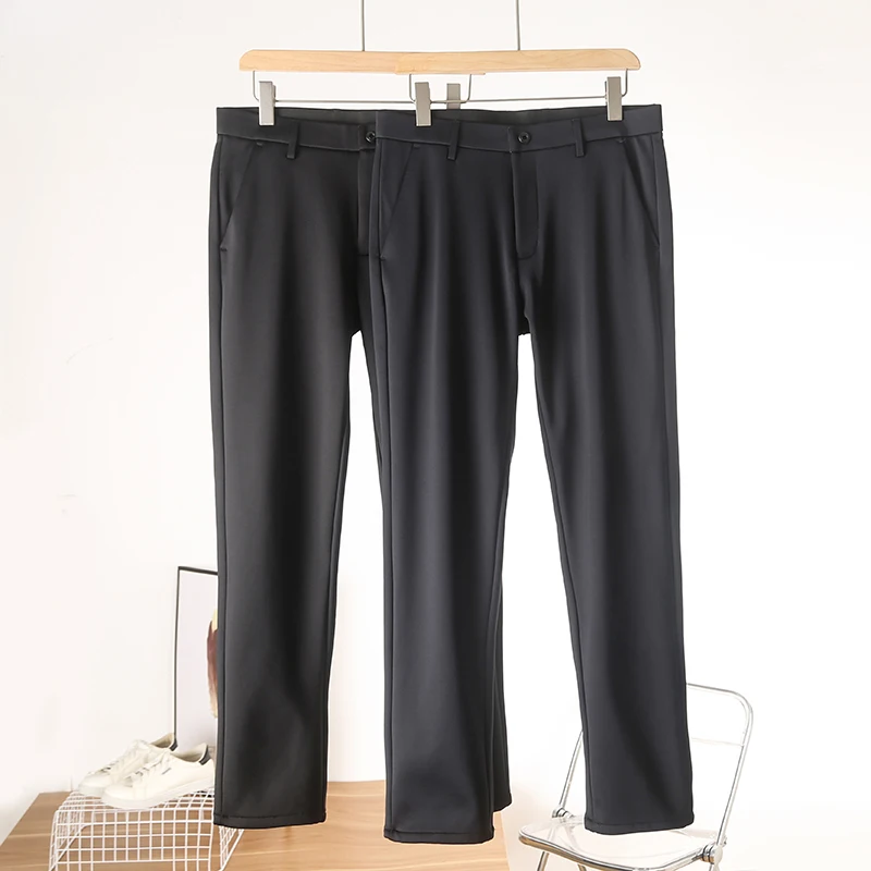 Утепленные мужские брюки из шерстяной смеси для осени и зимы, повседневные, прямого кроя, для бизнеса и поездок на работу, комфортные
Утепленные мужские брюки из шерстяной смеси для осени и зимы, повседневные, прямого кроя, для бизнеса и поездок на работу, комфортные