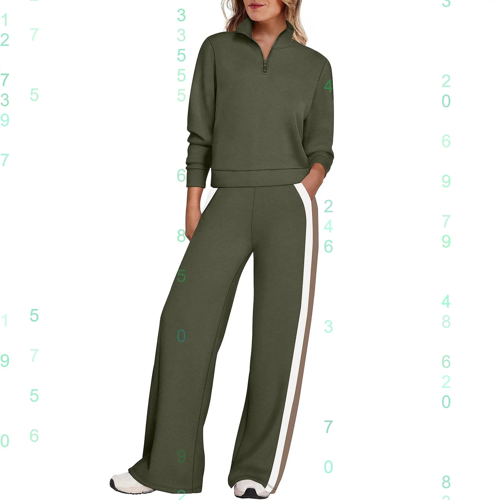 Women's Two Piece Matching Set Lounge Outfits Jumpsuit Wide Leg Pants Travel Suits Spring Summer
Women's Two Piece Matching Set Lounge Outfits Jumpsuit Wide Leg Pants Travel Suits Spring Summer