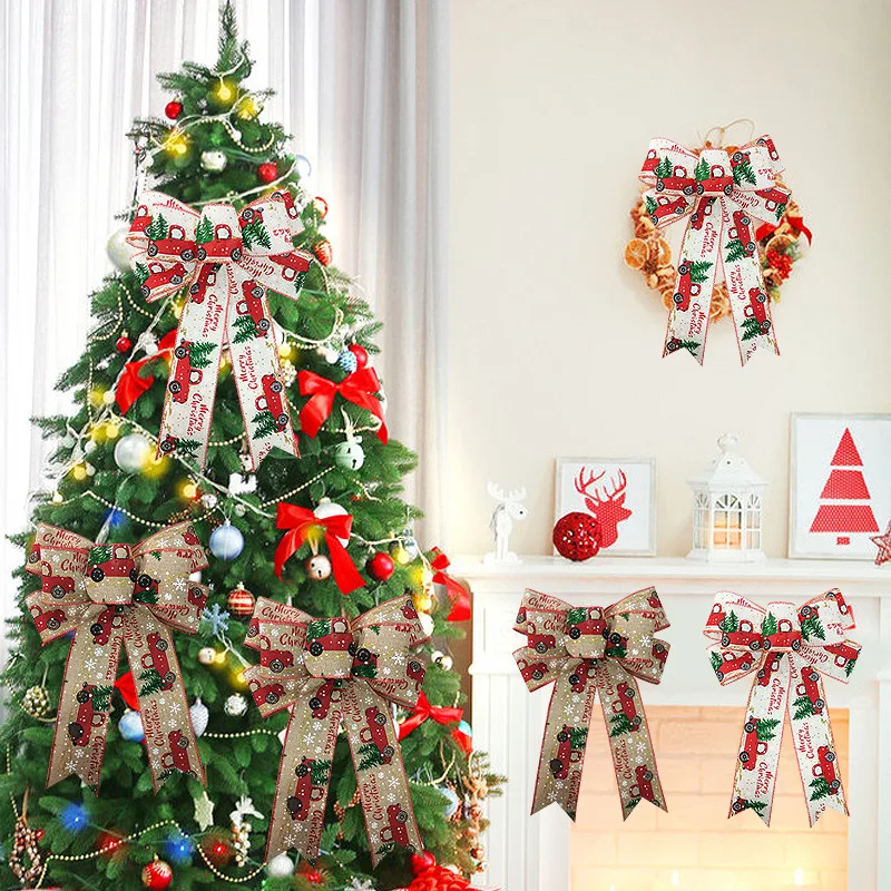 5pcs Christmas Bow Handmade Ribbon Bows Decorative Bowknot Ornament for Christmas Decorate Tree Festival Holiday Wedding Party
5pcs Christmas Bow Handmade Ribbon Bows Decorative Bowknot Ornament for Christmas Decorate Tree Festival Holiday Wedding Party