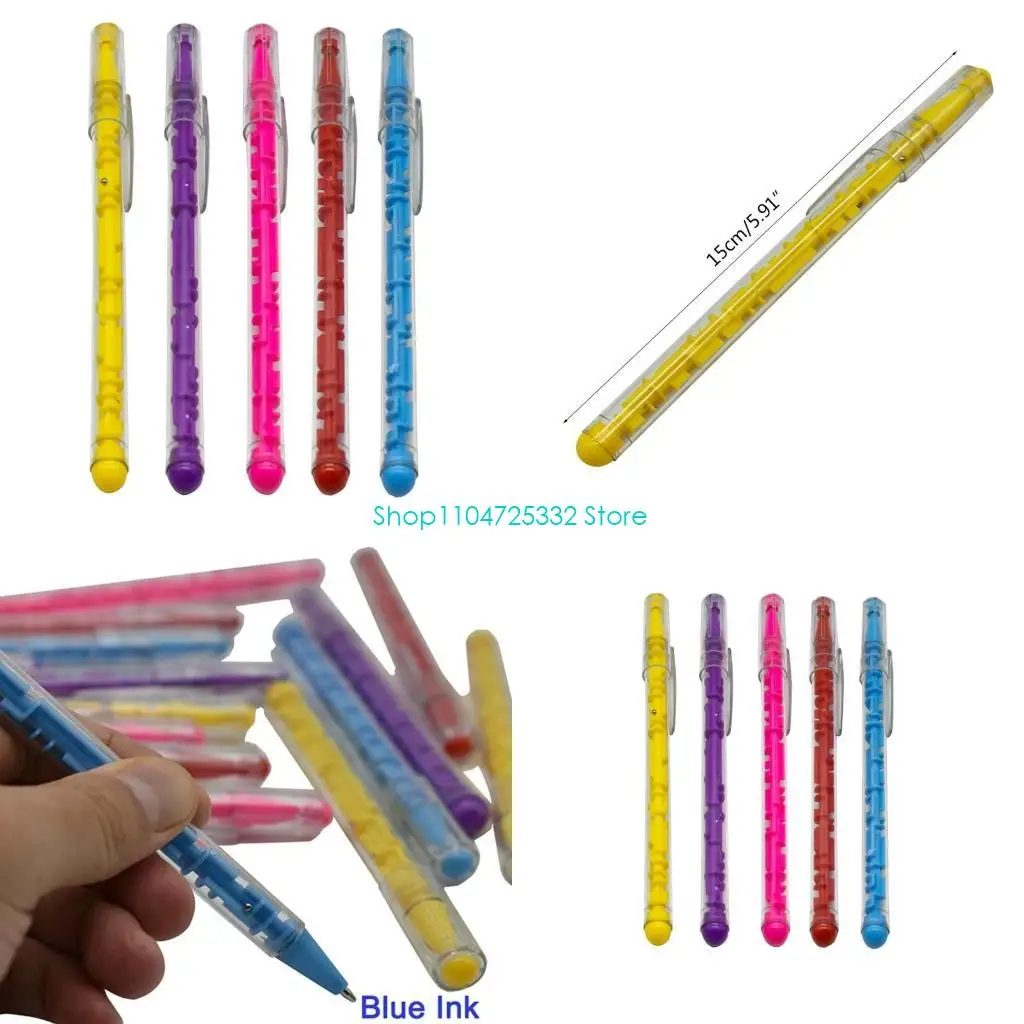 P5EA 15 Pcs Novelty Maze Ballpoint Pen Decompression Ballpoint Pen Refillable 0.5mm
P5EA 15 Pcs Novelty Maze Ballpoint Pen Decompression Ballpoint Pen Refillable 0.5mm