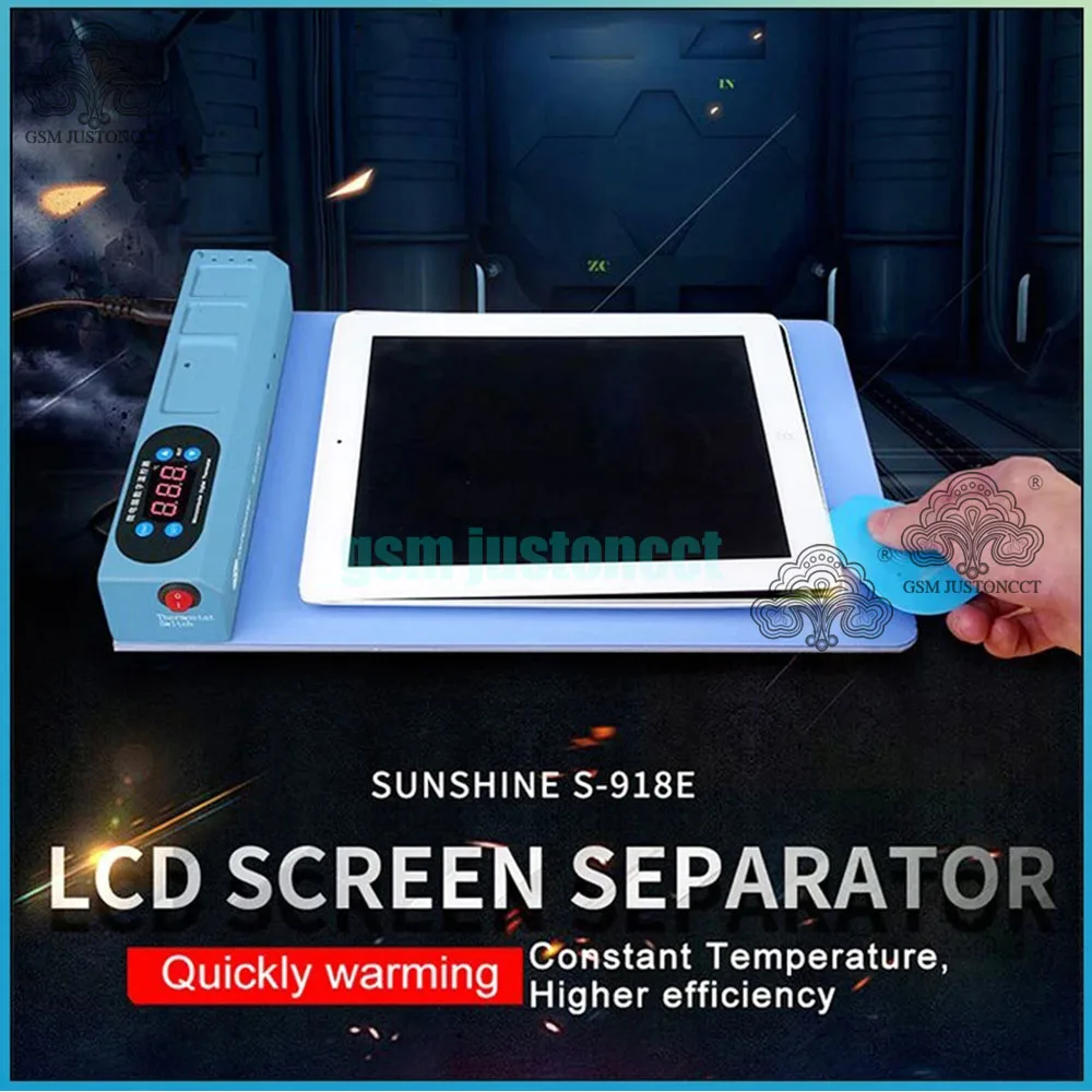 SUNSHINE S-918E LCD Blue Screen Splitter Heating Stage Separator Pad For iPhone iPad LCD Screen Separator Tool
SUNSHINE S-918E LCD Blue Screen Splitter Heating Stage Separator Pad For iPhone iPad LCD Screen Separator Tool