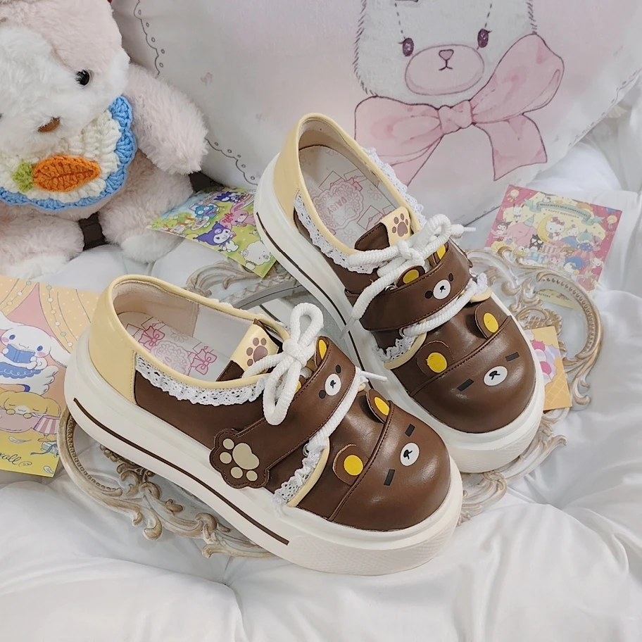 Original Easy Bear Cute Lolita Sports Shoes Color Blocked Comfortable Big Head Student Shoes Japanese Sweet Loli Single Shoes
Original Easy Bear Cute Lolita Sports Shoes Color Blocked Comfortable Big Head Student Shoes Japanese Sweet Loli Single Shoes