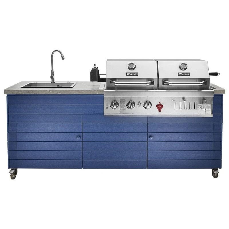 Outdoor courtyard grill, outdoor BBQ high-end grill stainless steel
Outdoor courtyard grill, outdoor BBQ high-end grill stainless steel