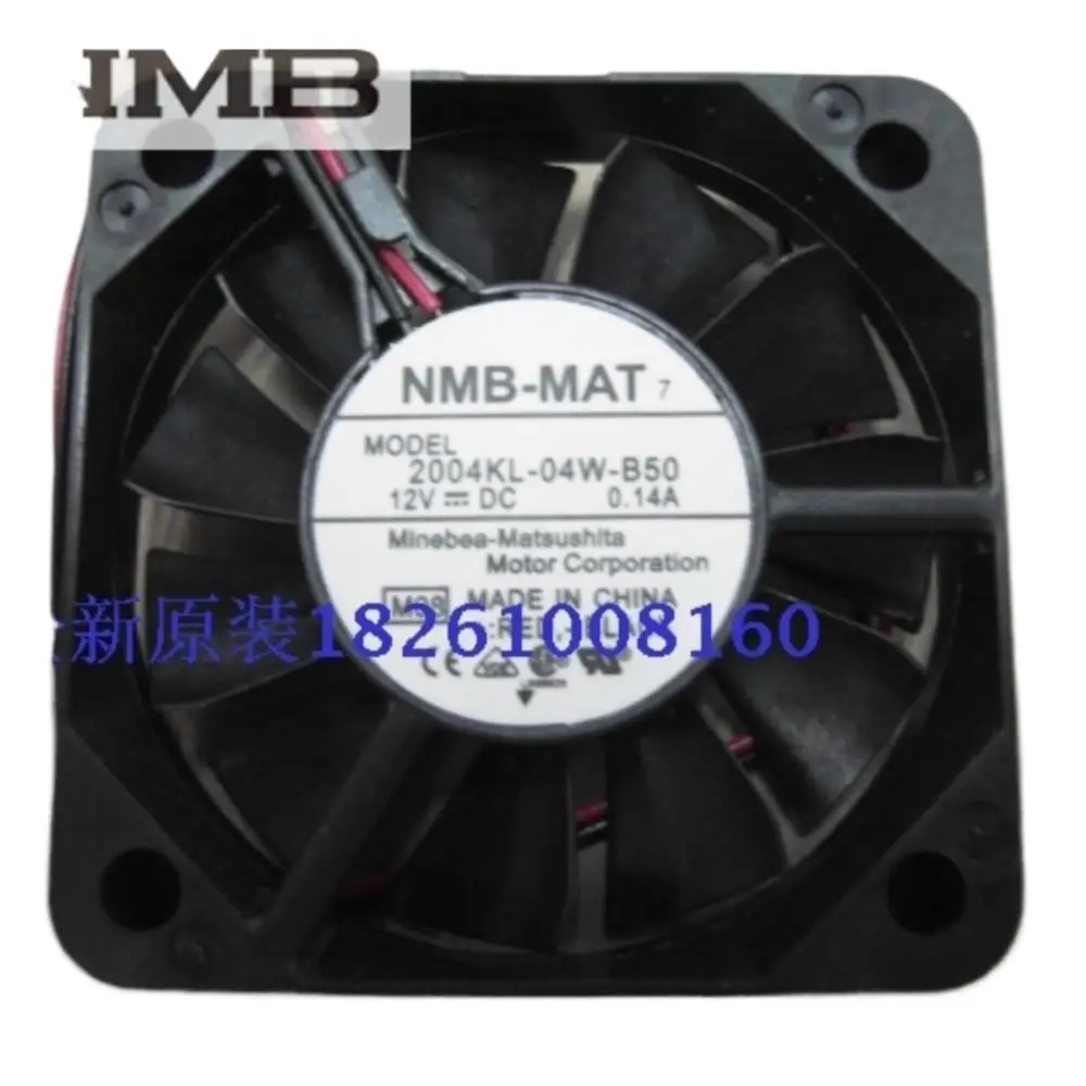 Оригинальный охлаждающий вентилятор NMB 2004KL-04W-B50 50x50x10 мм постоянного тока 12 В 0,14 А, высокопроизводительный для электроники, серверов и небольших устройств
Оригинальный охлаждающий вентилятор NMB 2004KL-04W-B50 50x50x10 мм постоянного тока 12 В 0,14 А, высокопроизводительный для электроники, серверов и небольших устройств