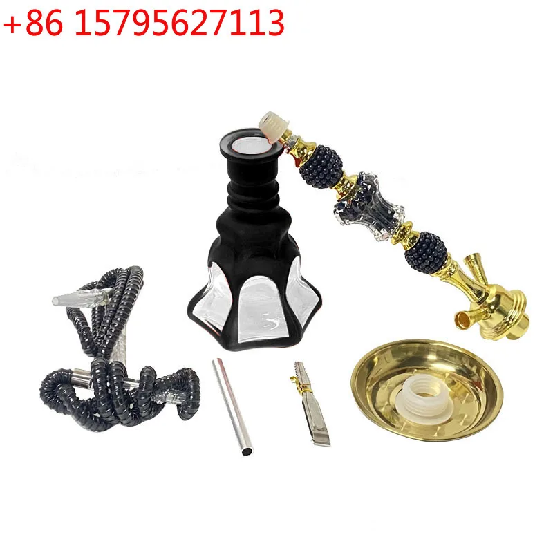 The new double-tube Arabic hookah, a whole set of glass smoking sets, ktv bar cleaning bar special hookah gun
The new double-tube Arabic hookah, a whole set of glass smoking sets, ktv bar cleaning bar special hookah gun