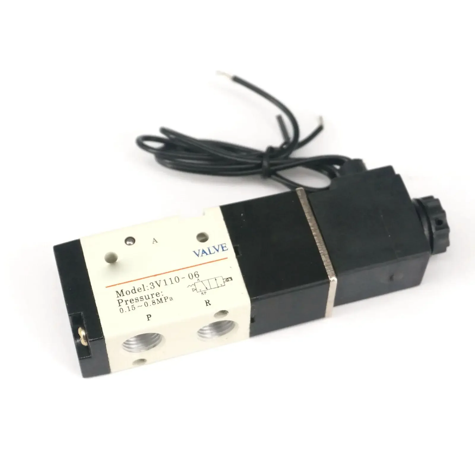 3V110-06 1/8"BSP 12VDC 24VDC 36VAC 110VAC 220VAC 380VAC Solenoid Valve With Lead Wire 3 Way Pneumatic Air Solenoid
3V110-06 1/8"BSP 12VDC 24VDC 36VAC 110VAC 220VAC 380VAC Solenoid Valve With Lead Wire 3 Way Pneumatic Air Solenoid