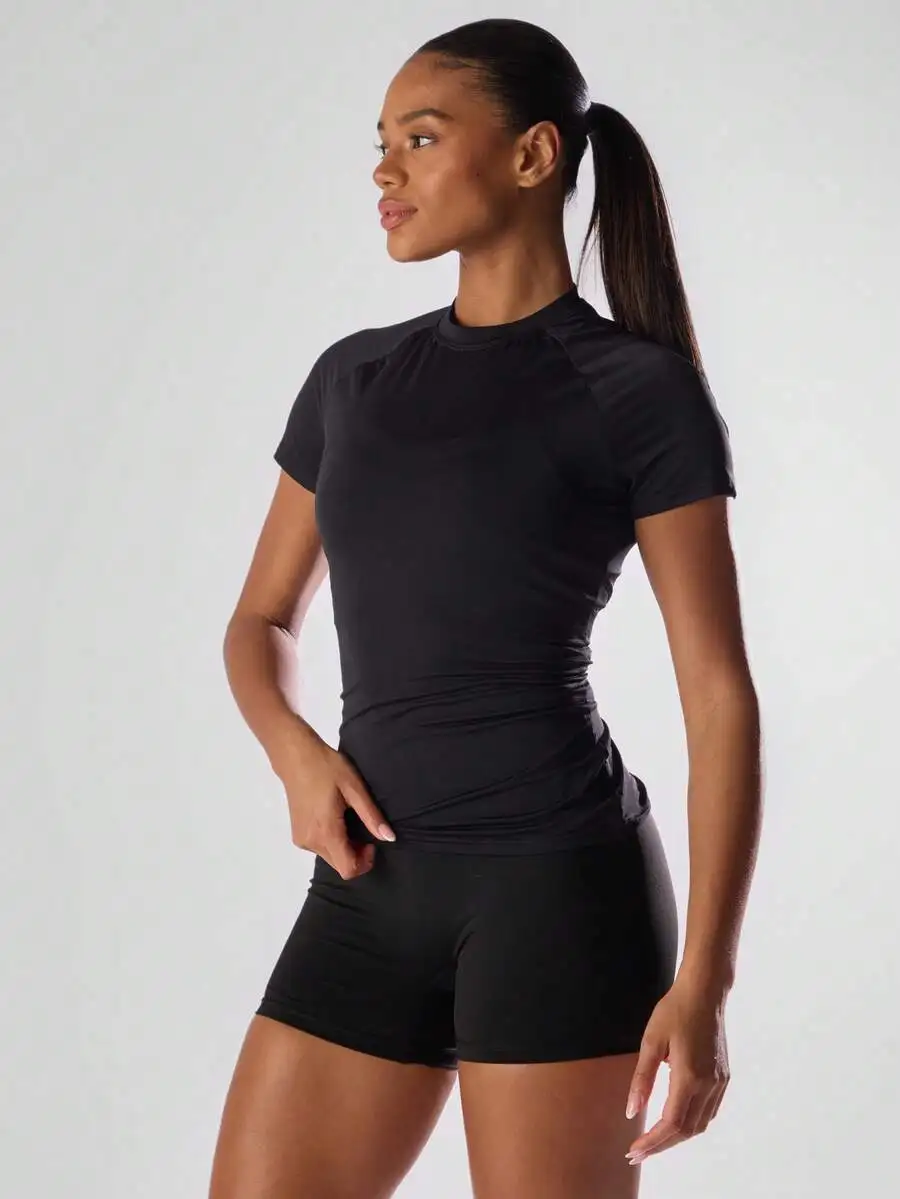 Musera Sport Solid Short Sleeve Tee: Comfy Active Shirt for Running, Gym, Tennis & Casual Wear
Musera Sport Solid Short Sleeve Tee: Comfy Active Shirt for Running, Gym, Tennis & Casual Wear