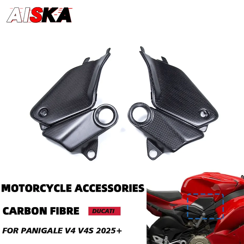 For DUCATI PANIGALE V4 V4S 2025+ Full Dry Carbon Fiber Motorcycle Accessories Tank Side Panels Protector Side Cover Fairing Kits
For DUCATI PANIGALE V4 V4S 2025+ Full Dry Carbon Fiber Motorcycle Accessories Tank Side Panels Protector Side Cover Fairing Kits