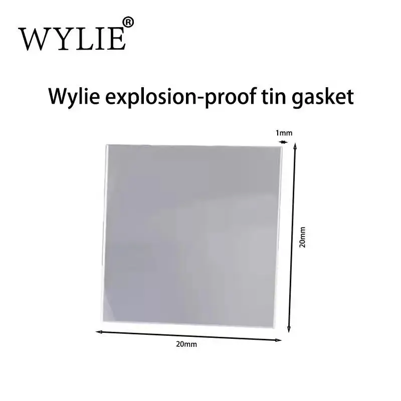 Новая взрывозащищенная оловянная прокладка WYLIE: оловянно-логичная стальная сетка, не выпуклость или взрывается, легко знается олово без брызг
Новая взрывозащищенная оловянная прокладка WYLIE: оловянно-логичная стальная сетка, не выпуклость или взрывается, легко знается олово без брызг