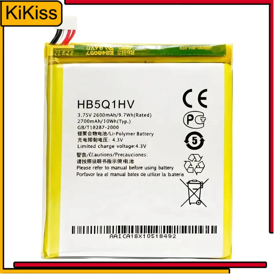 Mobile Phone Battery Premium Replacement 2600Mah HB5Q1HV For Huawei Ascend P1 XL U9200E U9200S D1 Quad U9500E U9510E T9510E
Mobile Phone Battery Premium Replacement 2600Mah HB5Q1HV For Huawei Ascend P1 XL U9200E U9200S D1 Quad U9500E U9510E T9510E
