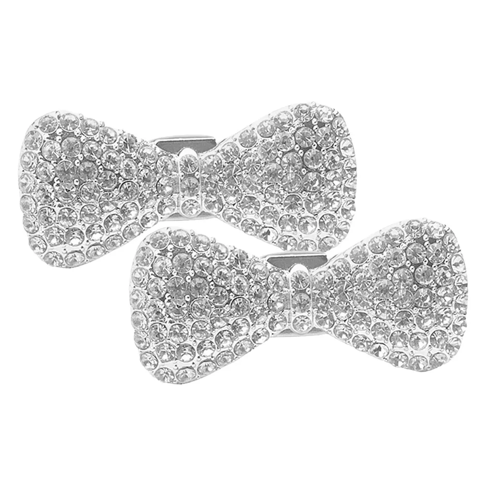2pcs Car Air Vent Clips Rhinestone Bowknot Stylish Design Zinc Alloy Plastic Car Air Conditioning Decorative Bow Cute Vent Clips
2pcs Car Air Vent Clips Rhinestone Bowknot Stylish Design Zinc Alloy Plastic Car Air Conditioning Decorative Bow Cute Vent Clips