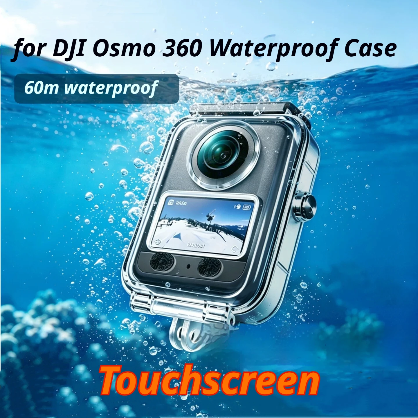 For DJI Osmo 360 Diving Waterproof Case Diving Underwater 6M/144FT Protective House Shell for DJI Osmo360 Accessory
For DJI Osmo 360 Diving Waterproof Case Diving Underwater 6M/144FT Protective House Shell for DJI Osmo360 Accessory