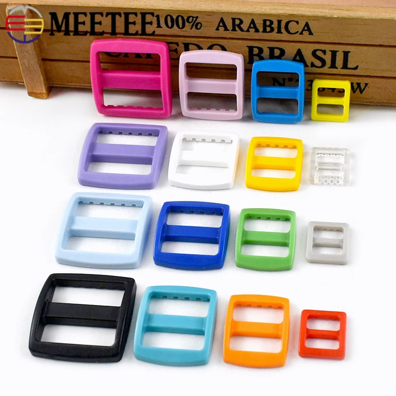 20/30/50Pcs Meetee 10-25mm Plastic Buckle Tri Glide Slider Clasp Backpack Shoulder Strap Adjust Buckles DIY Sewing Accessories
20/30/50Pcs Meetee 10-25mm Plastic Buckle Tri Glide Slider Clasp Backpack Shoulder Strap Adjust Buckles DIY Sewing Accessories