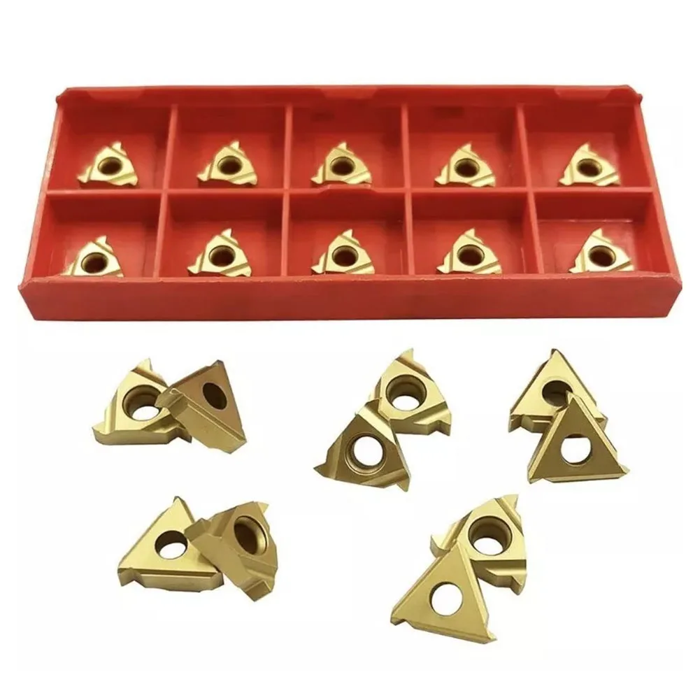 20pcs 11ER A60 ZM20 Carbide Insert Blades Thread Turning Cutting Tool For SER SNL Tool Turning Tool Metalworking Tool Accessory
20pcs 11ER A60 ZM20 Carbide Insert Blades Thread Turning Cutting Tool For SER SNL Tool Turning Tool Metalworking Tool Accessory