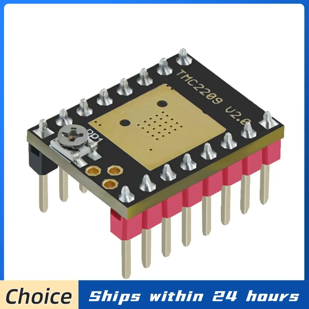 Ультратихий драйвер шагового двигателя TMC2209 V2.0 2.5A с интерфейсом UART, совместимый с SKR V1.3/1.4 для 3D-принтеров
Ультратихий драйвер шагового двигателя TMC2209 V2.0 2.5A с интерфейсом UART, совместимый с SKR V1.3/1.4 для 3D-принтеров