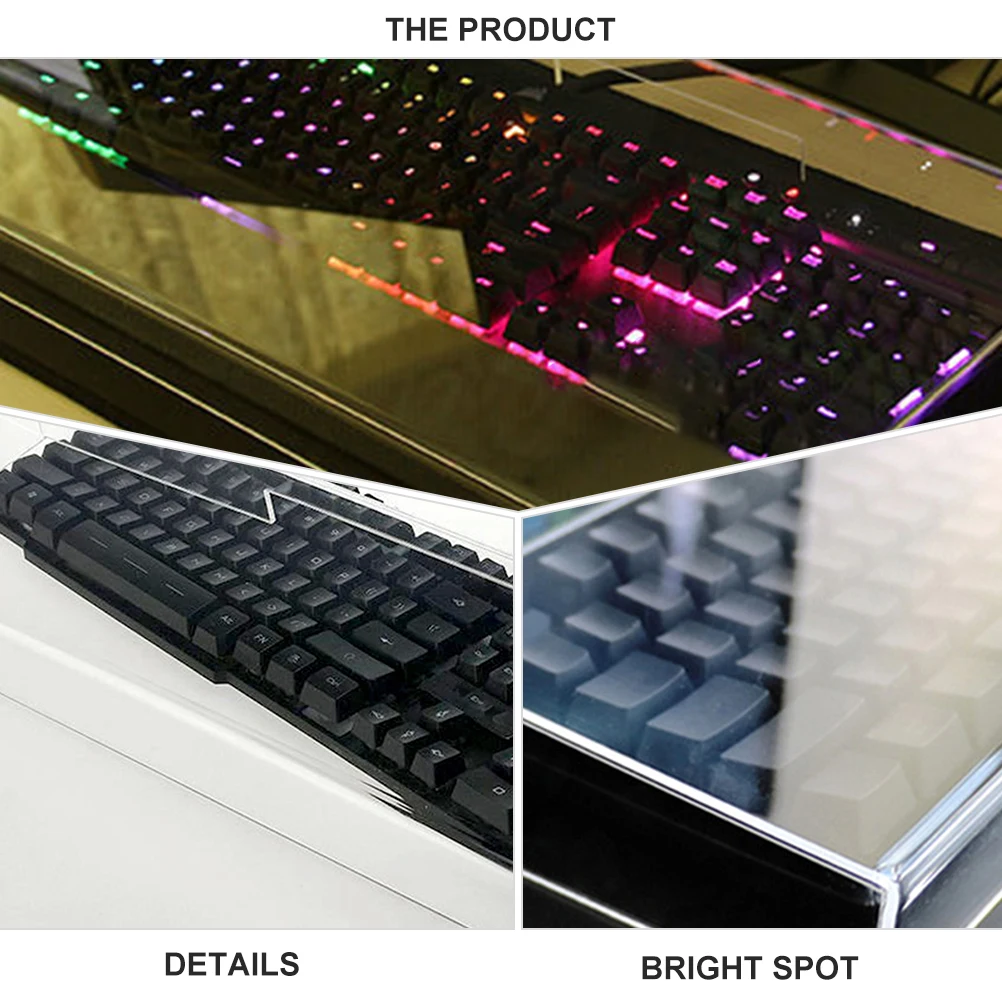 Acrylic Keyboard Dust Cover 475x175x60mm Clear Protector for 104 Keys Laptop Mechanical Desk Anti Dust Water Proof Case
Acrylic Keyboard Dust Cover 475x175x60mm Clear Protector for 104 Keys Laptop Mechanical Desk Anti Dust Water Proof Case