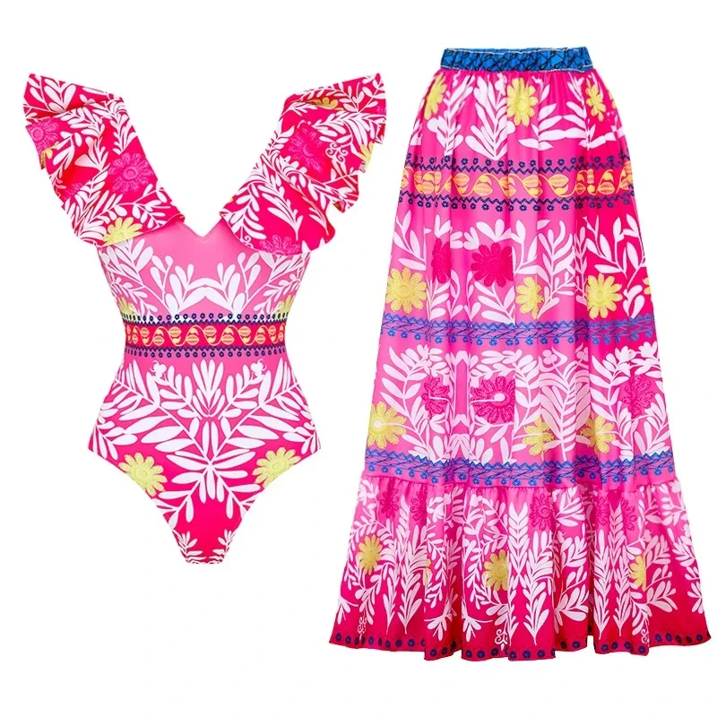 Women ‘s One Piece Sexy Deep V Neck Back Lace Up Printed Swimsuits set Summer Swimwear Beachwear Bathing Suit bikini sets 2pcs
Women ‘s One Piece Sexy Deep V Neck Back Lace Up Printed Swimsuits set Summer Swimwear Beachwear Bathing Suit bikini sets 2pcs