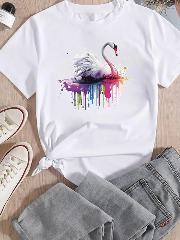 Watercolor Sweet 90s Trend Women Lady Tshirts Printed Fashion Casual Tee Clothing Printing T-Shirt Short Sleeve Graphic T Top
Watercolor Sweet 90s Trend Women Lady Tshirts Printed Fashion Casual Tee Clothing Printing T-Shirt Short Sleeve Graphic T Top