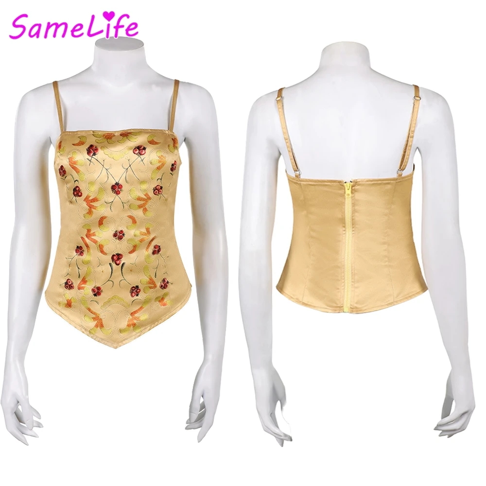 Disguise Padme Cosplay Amidala Halter Corset Top Movie Space Battle Costume Halloween Women Role Play Fancy Dress Up Party Cloth
Disguise Padme Cosplay Amidala Halter Corset Top Movie Space Battle Costume Halloween Women Role Play Fancy Dress Up Party Cloth