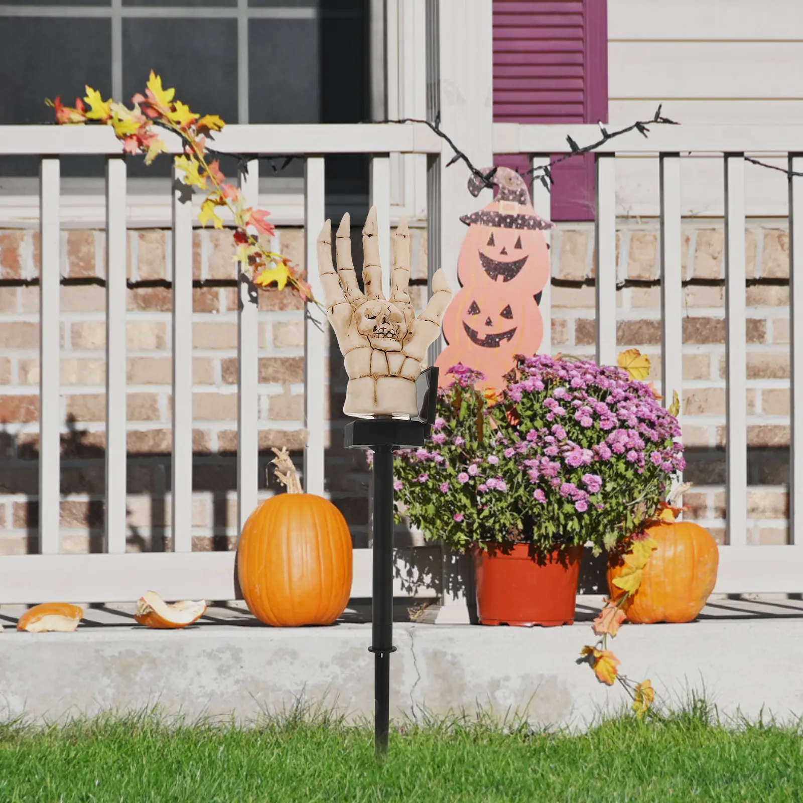 Palm Solar Garden Stake Light Halloween Outdoor Solar Pathway Lamp Garden Yard Decoration Lawn Decor Landscape Light
Palm Solar Garden Stake Light Halloween Outdoor Solar Pathway Lamp Garden Yard Decoration Lawn Decor Landscape Light