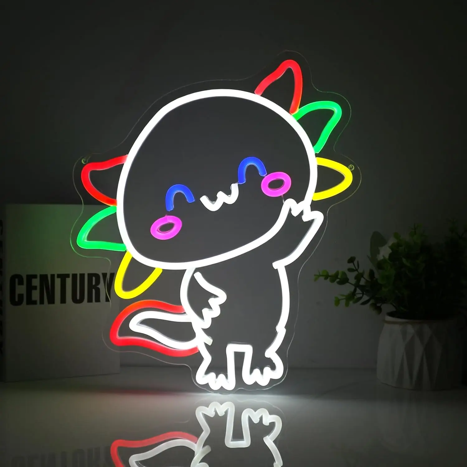 Axolotl Neon Sign for Wall Decor 5/12V USB Dimmable Switch for Kids Room Bedroom Cute Axolotl for Birthday Christmas Gifts
Axolotl Neon Sign for Wall Decor 5/12V USB Dimmable Switch for Kids Room Bedroom Cute Axolotl for Birthday Christmas Gifts