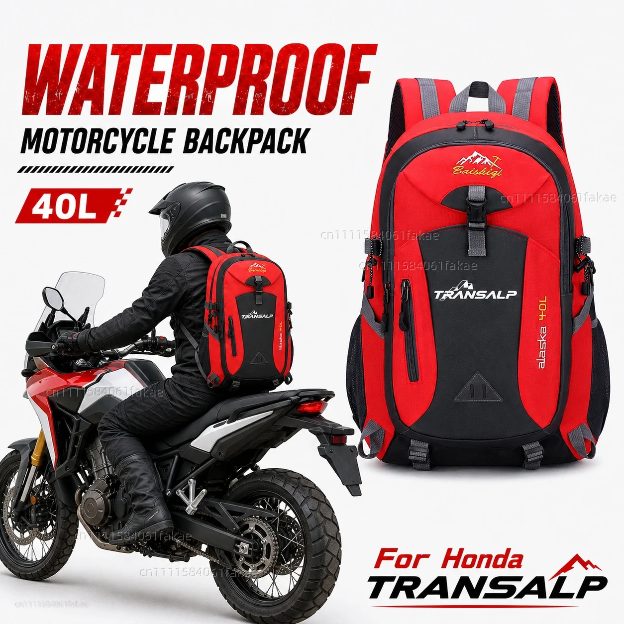 For Honda XL 750 Transalp XL750 TRANSALP Motorcycle Backpack 40L Waterproof Travel Backpack Outdoor Hiking Camping Daypack
For Honda XL 750 Transalp XL750 TRANSALP Motorcycle Backpack 40L Waterproof Travel Backpack Outdoor Hiking Camping Daypack