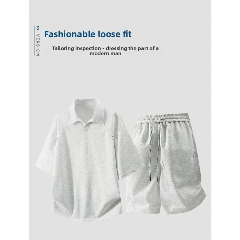 Men's Outdoor Cycling Sports Comfortable Breathable Set Summer Fashion Loose Short Sleeved T-shirt Two-piece Set Sportswear
Men's Outdoor Cycling Sports Comfortable Breathable Set Summer Fashion Loose Short Sleeved T-shirt Two-piece Set Sportswear