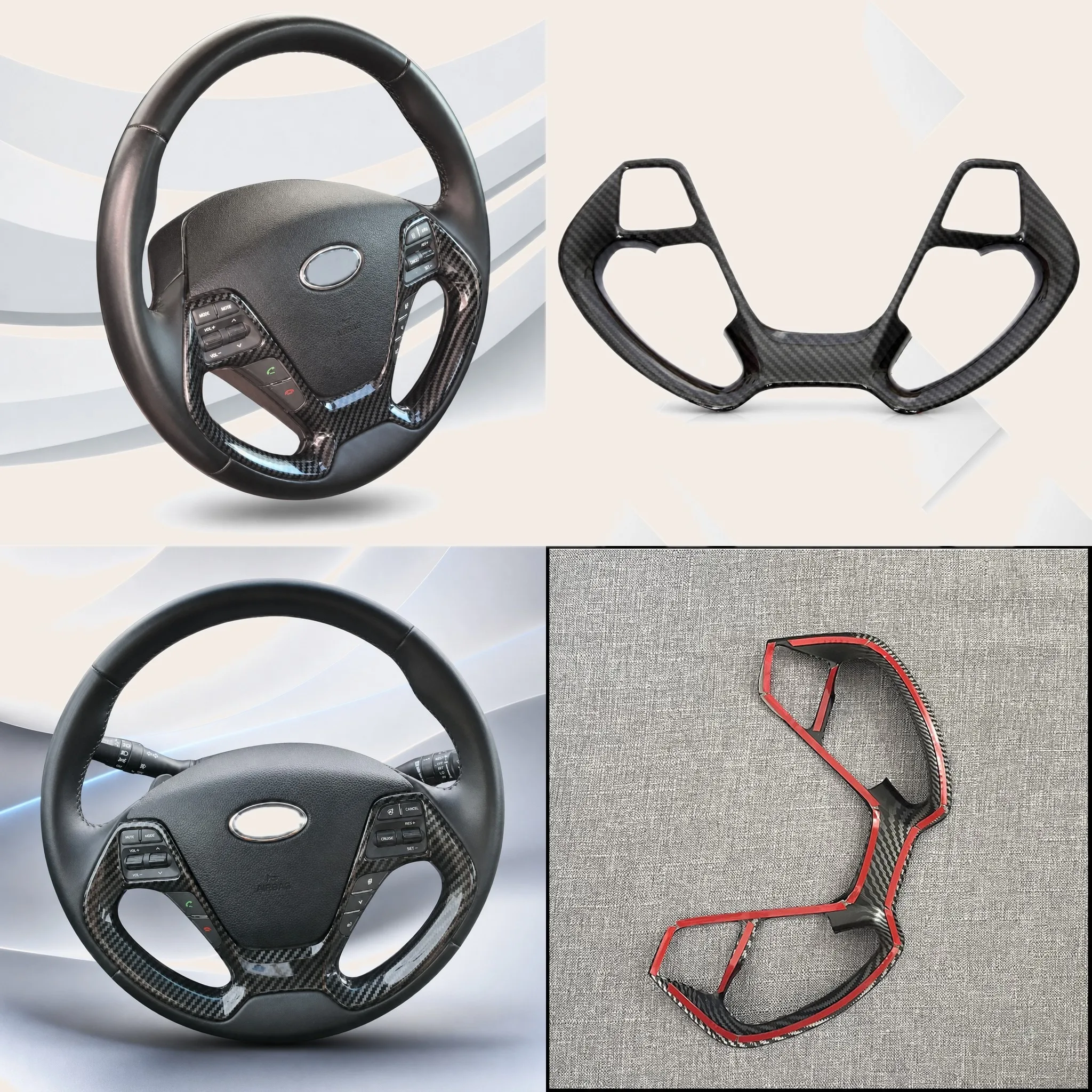Car Styling For KIA Ceed 2013 2014 2015 Steering Wheel Button Cover Sticker Trim Strips Decoration Auto Parts Accessories
Car Styling For KIA Ceed 2013 2014 2015 Steering Wheel Button Cover Sticker Trim Strips Decoration Auto Parts Accessories