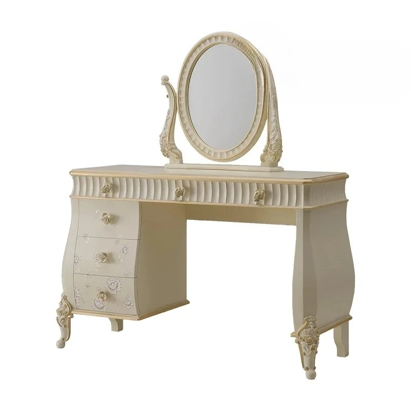 Complete French light luxury dresser European dressing cabinet Small master bedroom dresser Solid wood hand-carved
Complete French light luxury dresser European dressing cabinet Small master bedroom dresser Solid wood hand-carved