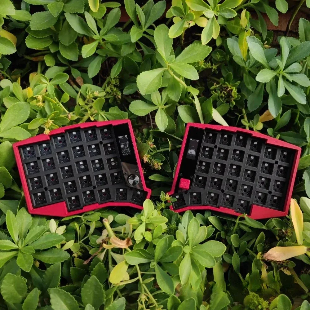Sofle Split Keyboard 61 key Bluetooth Dual Mode Zmk Scheme Hot Swap RGB Custom with View Directional Rocker Knob Screen Keyboard
Sofle Split Keyboard 61 key Bluetooth Dual Mode Zmk Scheme Hot Swap RGB Custom with View Directional Rocker Knob Screen Keyboard