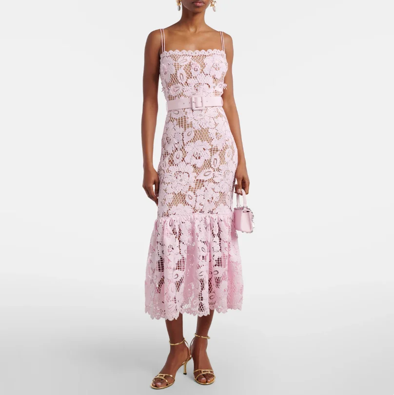 Elegant Lace Fish Tail Dress Beautiful Sexy Beach Vacation Gown Strap High Waist Hollow out Long Evening Dress for Wedding Da...
Elegant Lace Fish Tail Dress Beautiful Sexy Beach Vacation Gown Strap High Waist Hollow out Long Evening Dress for Wedding Da...