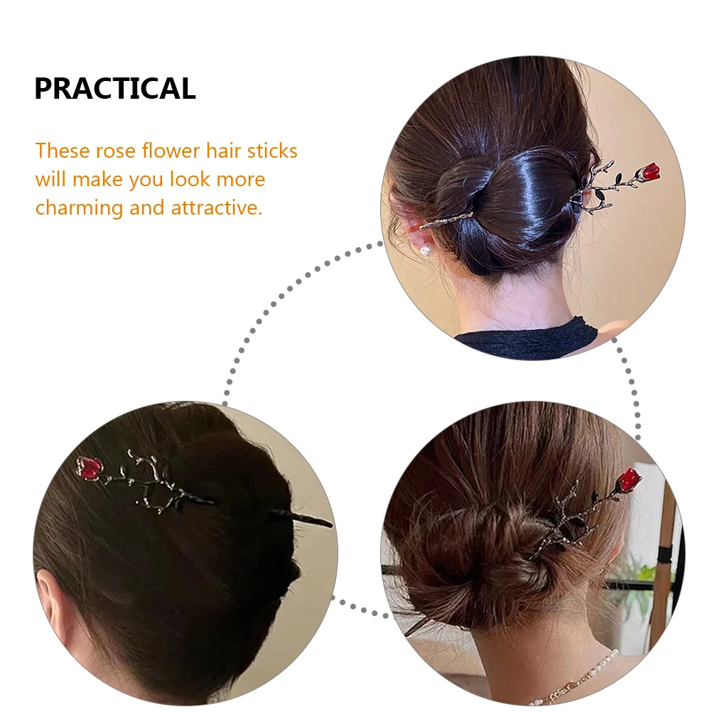 2 Pcs Branch Women Sticks Metal Flower Hair Sticks Durable Alloy Bun Holders Smooth Edges Women Hair Accessories
2 Pcs Branch Women Sticks Metal Flower Hair Sticks Durable Alloy Bun Holders Smooth Edges Women Hair Accessories