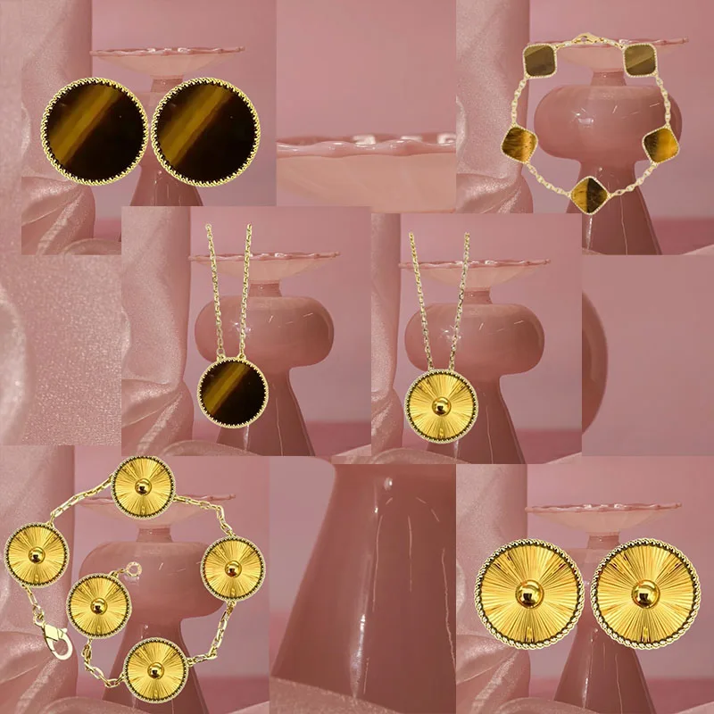 925 Silver Versatile Clover Set High Luxury Fashion Jewelry for Daily Wear
925 Silver Versatile Clover Set High Luxury Fashion Jewelry for Daily Wear