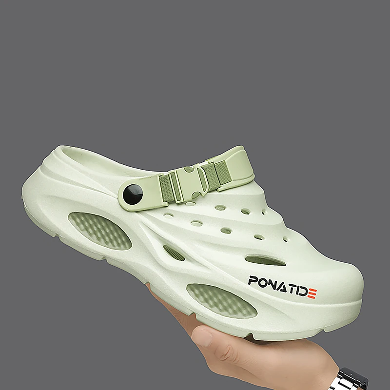 HKDQ оригинальный дизайн тапочки мужские пляжные сандалии классические шлепанцы на толстой подошве дышащая летняя удобная спортивная обувь для мужчин 
HKDQ оригинальный дизайн тапочки мужские пляжные сандалии классические шлепанцы на толстой подошве дышащая летняя удобная спортивная обувь для мужчин