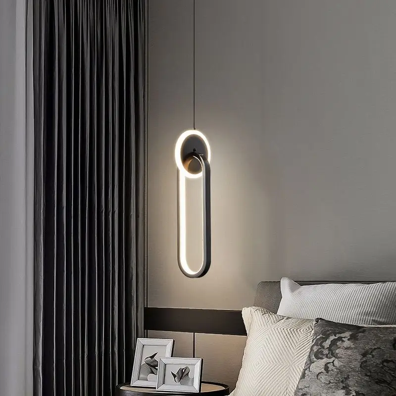Bedroom bedside table small chandelier light luxury modern simple creative room bar TV background wall long chandelier
Bedroom bedside table small chandelier light luxury modern simple creative room bar TV background wall long chandelier