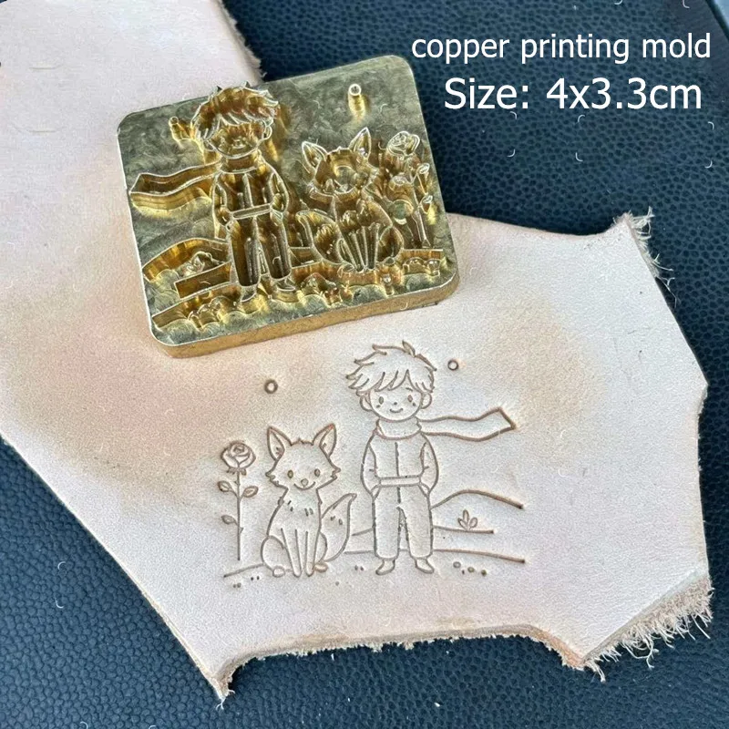 Little Prince Pattern Copper Stamp 4x3.3cm - M5 Thread Brass Die for Leathercraft & Hot Foil Press
Little Prince Pattern Copper Stamp 4x3.3cm - M5 Thread Brass Die for Leathercraft & Hot Foil Press