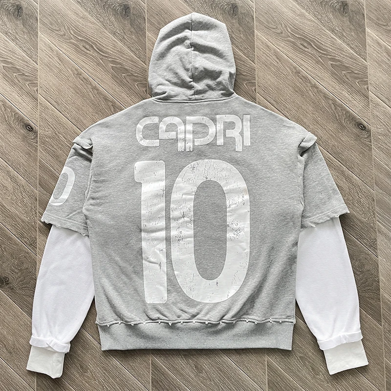 Толстовка Project Capri на молнии с капюшоном, с рукавами в стиле пэчворк, из чистого хлопка, серо-розовая, в уличном стиле, новая модель
Толстовка Project Capri на молнии с капюшоном, с рукавами в стиле пэчворк, из чистого хлопка, серо-розовая, в уличном стиле, новая модель