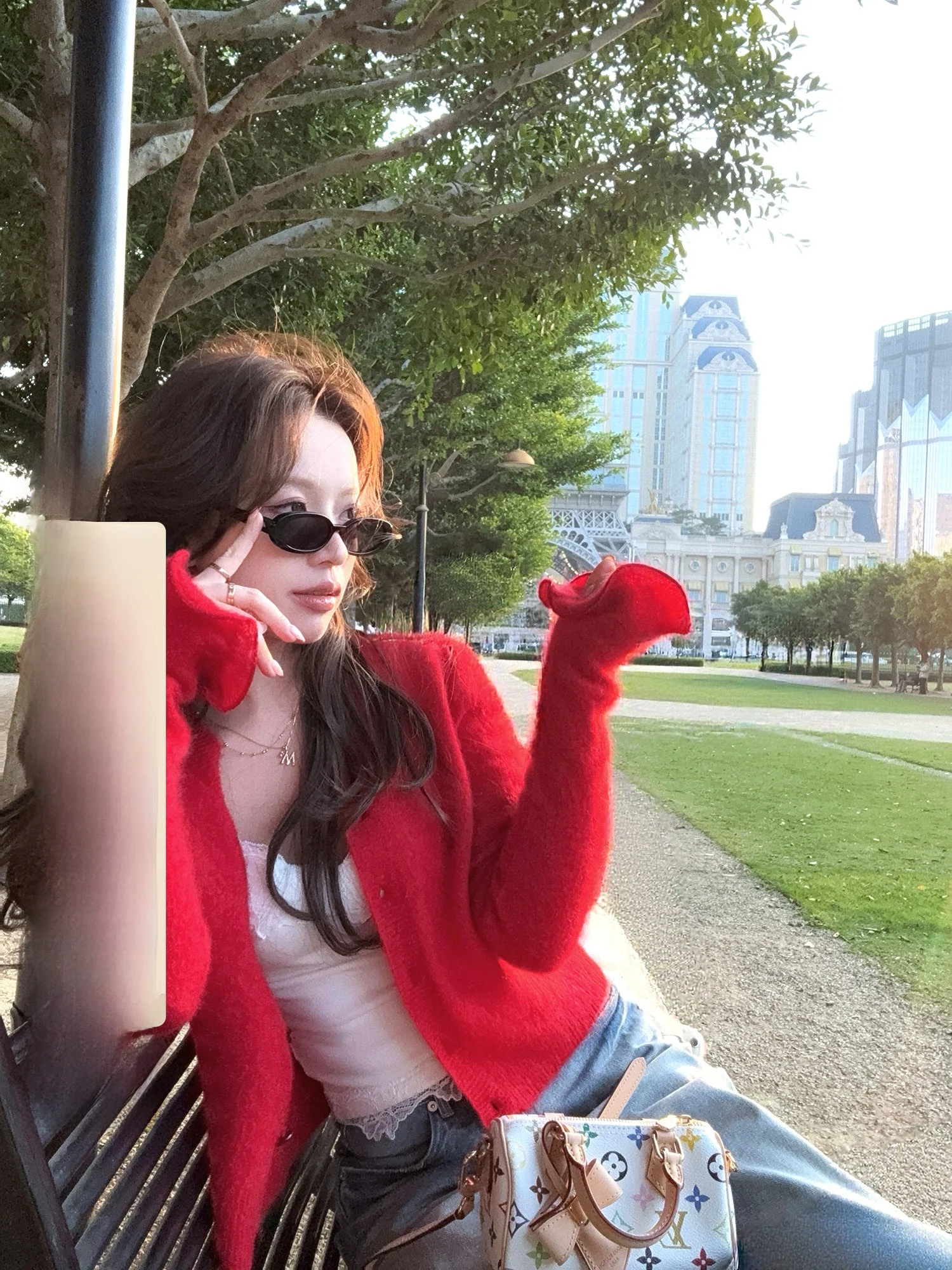 Red Wool Blend Knitted Cardigan with Faux Fur Sve Long Sve Commute Sle Loose Fit Women's Daily Wear Spring Cardigan
Red Wool Blend Knitted Cardigan with Faux Fur Sve Long Sve Commute Sle Loose Fit Women's Daily Wear Spring Cardigan