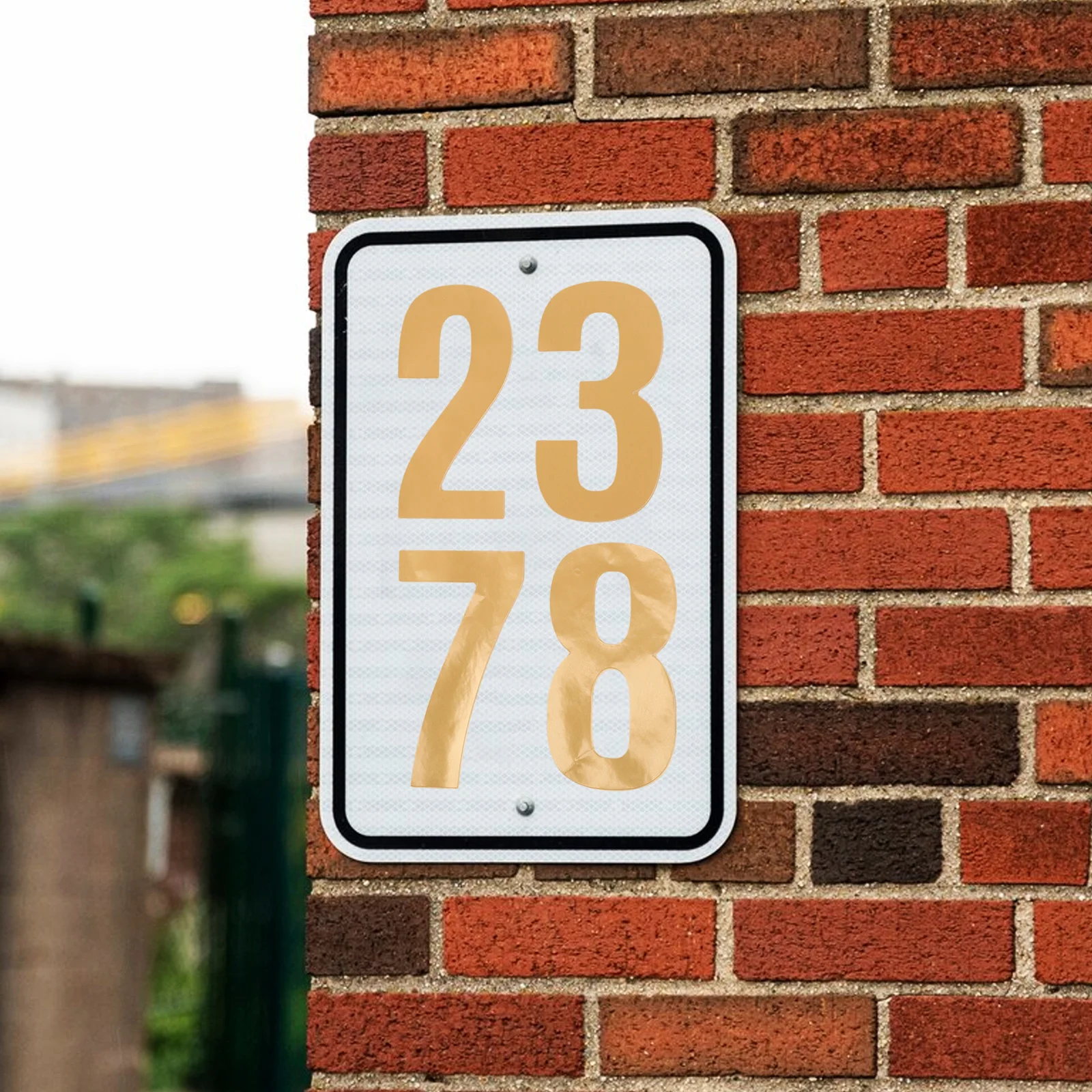 4Sets Outdoor Waterproof Number Stickers Durable House Number Decals Mailbox Address Signs Self-Adhesive Labels
4Sets Outdoor Waterproof Number Stickers Durable House Number Decals Mailbox Address Signs Self-Adhesive Labels