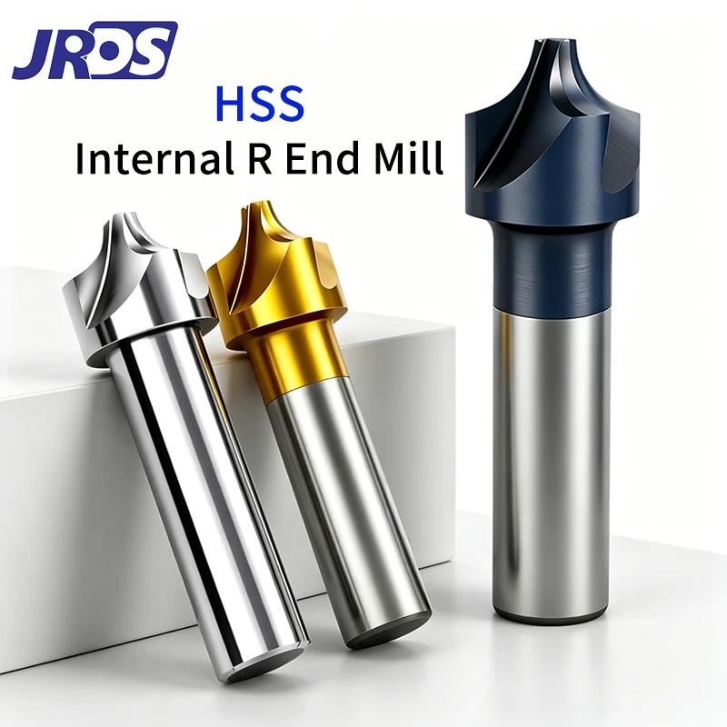 JRDS M2 HSS Inner R End Mill R0.5-R20 Coated Uncoated Corner Rounding Milling Cutter for Stainless Steel Aluminum CNC Machining
JRDS M2 HSS Inner R End Mill R0.5-R20 Coated Uncoated Corner Rounding Milling Cutter for Stainless Steel Aluminum CNC Machining