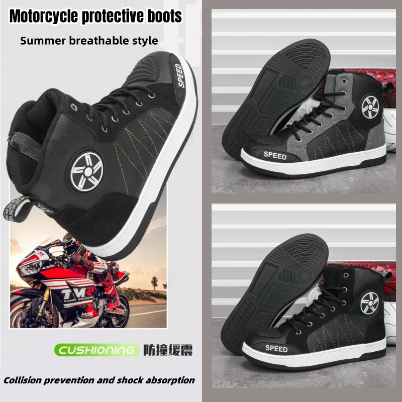 Outdoor Motorcycle Riding Shoes Windproof Anti Slip Off-road Racing Protective Boots Summer Breathable Motorcycle Equipment
Outdoor Motorcycle Riding Shoes Windproof Anti Slip Off-road Racing Protective Boots Summer Breathable Motorcycle Equipment