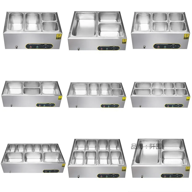 Commercial fast food insulation table heating temperature control stainless steel soup pool table
Commercial fast food insulation table heating temperature control stainless steel soup pool table