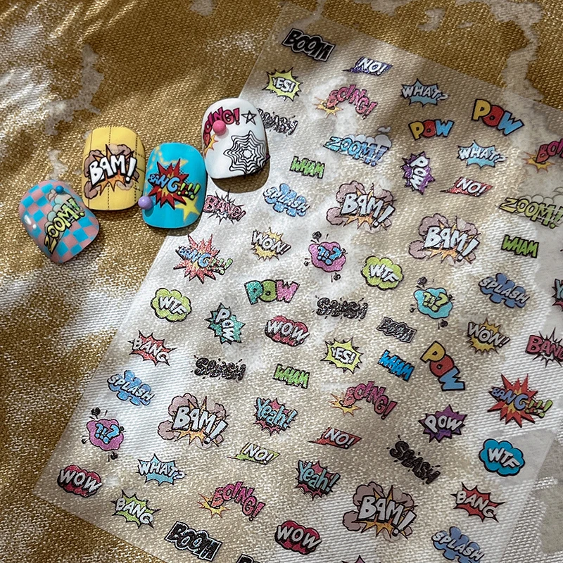 3D Colorful Letter Design Nail Art Stickers Uppercase Alphabet Letters Artistic Designs DIY Nail Art Decals Decoration
3D Colorful Letter Design Nail Art Stickers Uppercase Alphabet Letters Artistic Designs DIY Nail Art Decals Decoration