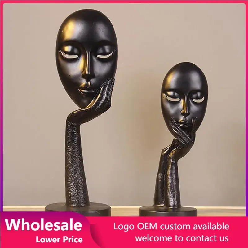Home Decoration Accessories Modern Office Livingroom Desk Ornament Decor Art Sculpture Resin Mask Handicrafts Polyresin Statue
Home Decoration Accessories Modern Office Livingroom Desk Ornament Decor Art Sculpture Resin Mask Handicrafts Polyresin Statue