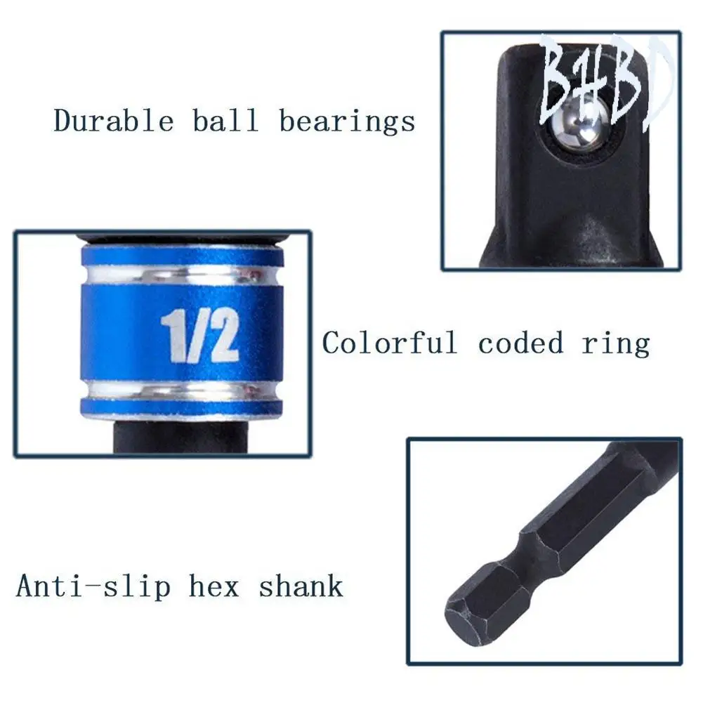 BHBD-1 Set Impact Grade Power Hand Tools Driver Sockets Adapter & 50 Pcs Corner Bracket Profile Connector Set
BHBD-1 Set Impact Grade Power Hand Tools Driver Sockets Adapter & 50 Pcs Corner Bracket Profile Connector Set